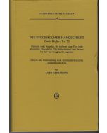 Loek Geeraedts • Die Stockholmer Handschrift Cod. Holm. Vu 73