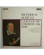 Heinrich Schütz (1585-1672) • Geistliche Chormusik 1648. Folge I LP