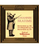 Johannes Brahms (1833-1897) • Das Klavierwerk Vol. 3 CD • Burkard Schliessmann