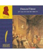Wolfgang Amadeus Mozart (1756-1791) • Dances / Tänze CD