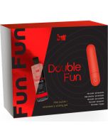 INTT RELEASES - DOPPELTER SPASS-KIT MIT VIBRIERENDER KUGEL UND ERDBEER-MASSAGEGEL