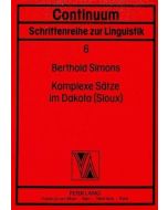 Berthold Simons • Komplexe Sätze im Dakota (Sioux)