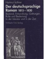 Hartmut Vollmer • Der deutschsprachige Roman 1815-1820