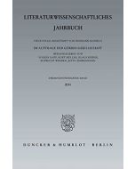 Literaturwissenschaftliches Jahrbuch • 52. Band (2011)