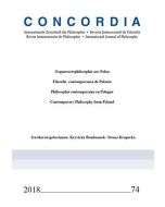 Concordia Heft 74 • Gegenwartsphilosophie aus Polen