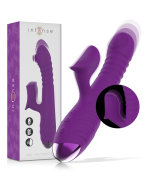 INTENSE - IGGY MULTIFUNKTIONS-WIEDERAUFLADBARER VIBRATOR UP & DOWN MIT KLITORELSTIMULATOR LILA
