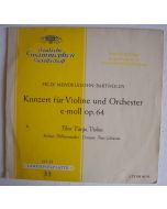 Felix Mendelssohn-Bartholdy (1809-1847) • Violinkonzert 10" • Tibor Varga