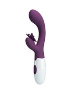 PRETTY LOVE - BUTTERFLY KISS RABBIT VIBRATOR & G-SPOT STIMULATOR LILA