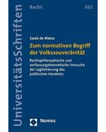 Saulo de Matos • Zum normativen Begriff der Volkssouveränität