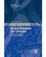 Sonja Glauch • An der Schwelle zur Literatur