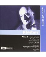 Erich Kleiber: Wolfgang Amadeus Mozart (1756-1791) Symphony No. 39 etc. CD
