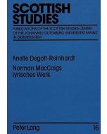 Anette Degott-Reinhardt • Norman MacCaigs lyrisches Werk