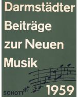 Darmstädter Beiträge zur Neuen Musik 1959