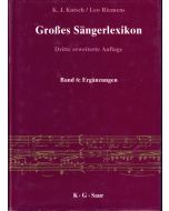 Großes Sängerlexikon Band 6: Ergänzungen