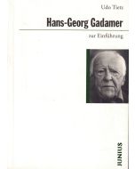 Udo Tietz • Hans-Georg Gadamer zur Einführung
