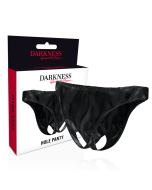 DARKNESS - UNISEX-HÖSCHEN MIT ÖFFNUNG, EINHEITSGRÖSSE