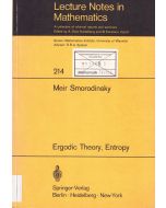 Meir Smorodinsky • Ergodic Theory, Entropy