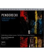 Krzysztof Penderecki (1933-2020) • Symphony No. 4 "Adagio" CD