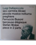 Luigi Dallapiccola (1904-1975) • Sex carmina Alcaei LP