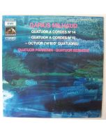 Darius Milhaud (1892-1974) • Quatuor à Cordes N° 14 + 15 + Octuor LP