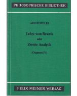 Aristoteles • Lehre vom Beweis oder Zweite Analytik (Organon IV)