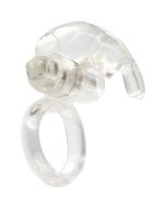 SEVEN CREATIONS - TRANSPARENTER VIBRATORRING AUS SILIKON