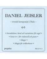 Daniel Jeisler (1877-1959) • Svensk komponist i Paris CD