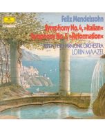 Felix Mendelssohn-Bartholdy • Symphonie Nr. 4 "Italienische" LP • Lorin Maazel