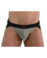 BURN - 001 JOCK GLÄNZEND BEIGE / SCHWARZ S