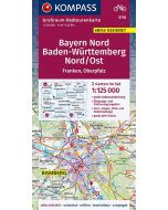 Kompass • Großraum-Radtourenkarte 3710