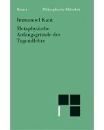 Immanuel Kant • Metaphysische Anfangsggründe der Tugendlehre
