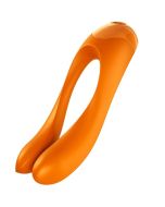 SATISFYER - CANDY CANE FINGERVIBRATOR ORANGE