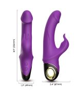 ARMONY - METEROR DILDO VIBRATOR RABBIT LILA