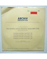Johann Sebastian Bach (1685-1750) • Werke für Orgel: Serie F LP • Helmut Walcha-1