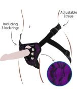 GET REAL - STRAP-ON-SPITZENGESCHIRR LILA