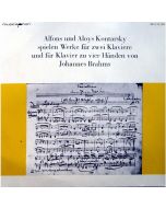 Alfons und Aloys Kontarsky • Werke für zwei Klaviere von Johannes Brahms LP