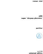 Roman Vlad (1919-2013) • Ode Super "Chrysea Phorminx"