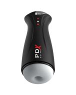 PDX ELITE - FAP-GASM TRANSPARENTER MÄNNLICHER MASTURBATOR MIT INTERMITTIERENDER SAUGUNG