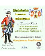 Sächsische Armeemärsche aus Barock und Klassik CD