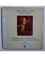 Frans Brüggen • Blockflötenmusik auf Originalinstrumenten Vol. III LP
