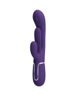 PRETTY LOVE - SHANIA TRIPLE RABBIT VIBRATOR MULTIFUNKTIONS-LILA