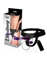 HARNESS ATTRACTION - RODNEY DOUBLE PENETRACI N VIBRATOR 18 CM -O- 3.5 CM