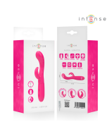 INTENSE - AMARA VIBRATOR MIT STIMULIERENDER ZUNGE 10 VIBRATIONEN ROSA