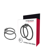 DARKNESS - VERSTRKENDE DUO-PENISRINGE.