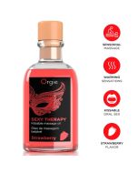 ORGIE - LIPPENMASSAGE ERDBEER KUSSBARES MASSAGESET 100 ML