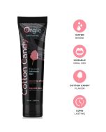 ORGIE - GLEITGEL AUF WASSERBASIS, 100 ML, MIT ZUCKERWATTE-DUFT, ZUM KÜSSEN.