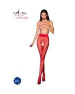 PASSION - TIOPEN 001 ROTE STRUMPFHOSE 1/2 20 DEN
