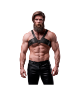 FETISH SUBMISSIVE ATTITUDE - BRUSTGURT AUS ÖKOLEDER FÜR HERREN BRIGADE