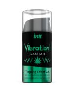 INTT - KRAFTVOLLES INTIMSTIMULIERENDES FLÜSSIGES VIBRATIONSGEL CANNABIS 15ML