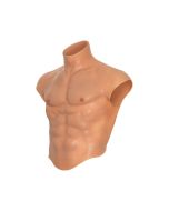 VERBORGENE BEDÜRFNIS - ALTER EGO SILIKON-MÄNNERTORSO-SHIRT MIT ABS-FLEISCH